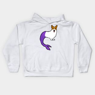 Mermaid Corgi Kids Hoodie